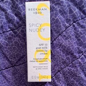 Beekman 1802 Spicy Nudey Tinted Lip Cream Spf 15
